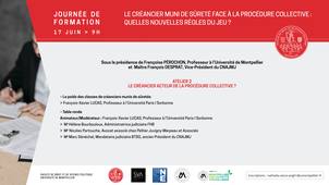 Le créancier muni de sûreté face à la procédure collective : quelles nouvelles règles du jeu ? Atelier 2