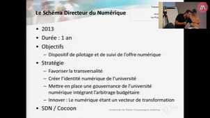 A-DSI Intégration du numérique dans le schéma directeur du patrimoine - S. Gournet, Directeur patrimoine et R. Arnold, DSI de l’Université Reims Champagne-Ardenne