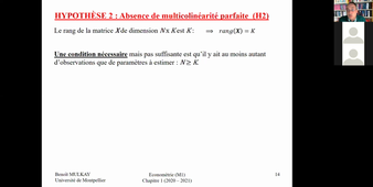 Econométrie (M1) - Cours 2 (1ère partie)