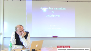 Epistémologies et méthodologies en sciences de gestion (H. Dumez) - partie 2