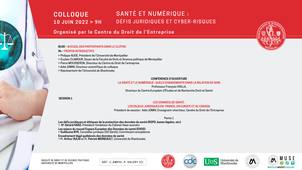 Colloque - Santé et numérique : Défis juridiques et cyber-risques - Partie 1