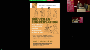 Sauver la conversation - Pour retrouver une présence sensible au quotiodien et dans le soin 12/06/2025