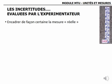 MTU - Incertitudes
