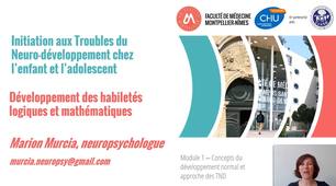 Développement des habiletés logiques et mathématiques – M. MURCIA, Neuropsychologue