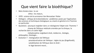 LA BIOÉTHIQUE À L’ÉPREUVE DES NOUVELLES TECHNOLOGIES EN SANTÉ.