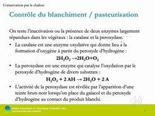 Génie des Procédés - conservation par la chaleur