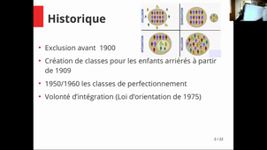 Handicap et école première partie