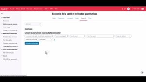 Moodle - Suivre la participation des étudiants