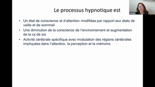 Sensibilisation à l'hypnose Médicale