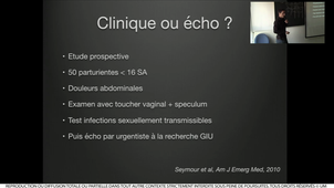 DIU TMUS / Dr Moreau Échographie gynécologique  par le médecin urgentiste