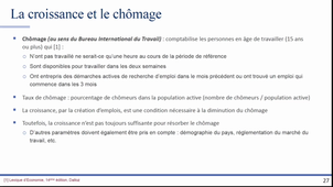 Cours Croissance économique - NUMERO 3
