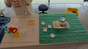 Préparation matériel suture - Partie 1