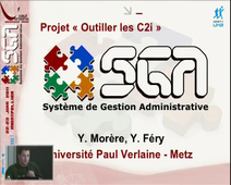 Séminaire C2I à l'UM2 : 'Projet outiller les C2I' par Yves Morère.
