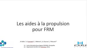 Assistances à la propulstion. A Gélis