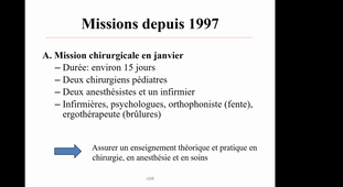 DU de chirurgie plastique pédiatrique Pr De buys,, Plastique pédiatrique en condition humanitaire  08/04/2021  11h30