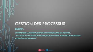 Thème 2 - C2 - Gestion des processus