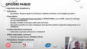 Prescription et surveillance des antalgiques -  Dr B. Richard