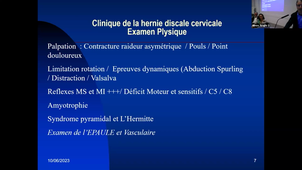 Pieges Cliniques et Hernie Discales cervicales Dr Jean Roch ALLIEZ.mp4