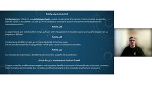 Pratique juridictionnelle du référé - G. SIX