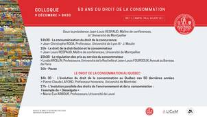 Colloque : 50 ANS du droit de la consommation - Partie 2
