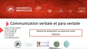 PASS/LAS-UE11-Communication verbale et paraverbale