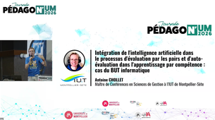 Intégration de l’intelligence artificielle dans le processus d’évaluation par les pairs et d’auto-évaluation dans l’apprentissage par compétence : cas du BUT informatique par Antoine Chollet