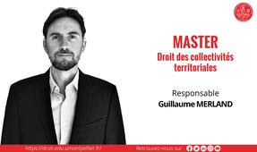 Master Droit des Collectivités Territoriales