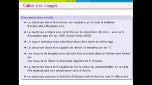 Présentation SAE Linux Raspberry
