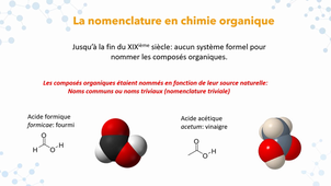La nomenclature en chimie organique - Introduction