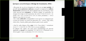 CM sur le Verbe F TORTERAT