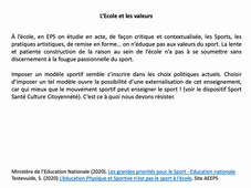 Séminaire n°8 - Formation des attitudes et éducation aux valeurs