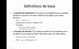 Capsule 4 - Lois de probabilité