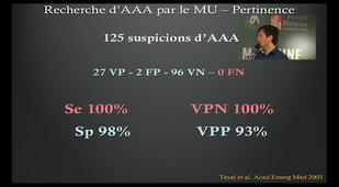 Echographie de l'aorte abdominale