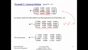 Econométrie (M1) - Cours 14