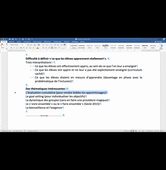Master MEEF 1 TD Ecrit 2 du 17 décembre - Didier Delignières