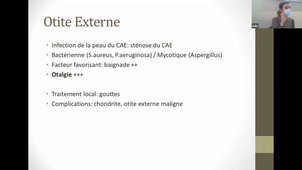DFASM1 MID 16/02/2021 Angines de l'adulte et de l'enfant et rhinopharyngites de l'enfant- otites infectieuses de l'adulte et de l'enfant Détresse respiratoire aigüe du nourisson, de l'enfant. Corps étrangers des voies aériennes.	