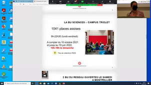 Vidéo de 06-09-2021 - Information BU - C Dumont