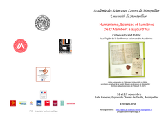 Humanisme, Sciences et Lumières De D’Alembert à aujourd’hui - Thierry Lavabre-Bertrand