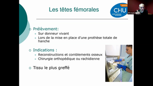 La thérapie tissulaire et la banque de tissu Guilhem COUDERC