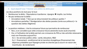 Problèmes économiques contemporains - Séance 22 janvier 2021