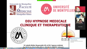 (23/10/2020) 14h Rabelais séminaire Dr NICKLES DIU Hypnose médicale