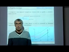 Cours Métaux MCPC S3 : propriétés elctriques partie 2 et propriétés thermiques