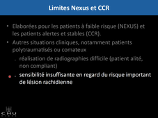 Traumatisme du rachis cervical