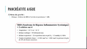 DFGSM3 - Pr.Raux - Pancréatite aigue et chronique - 01/04/2025
