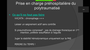 DFASM2 MIF Polytraumatisme -Traumatisme abdomino-pelvien - Dr Martinez 08/10