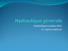 Régime permanent uniforme