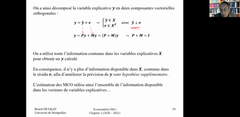 Econométrie (M1) - Cours 3