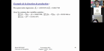 Econométrie (M1) - Cours 4