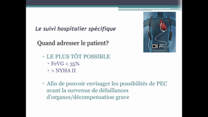DU Battistella Insuffisance Cardiaque Grave, Suivi des patients Dr A Agullo, 18 Novembre 2019