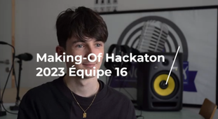 Hackathon IUT Béziers 2023 Sobriété énergétique & numérique. Making of de l'équipe 16. Ce projet a obtenu le prix Coup de Cœur Université de Montpellier.